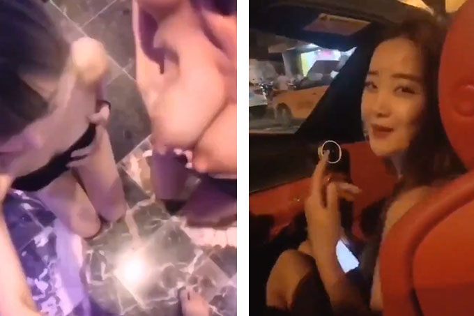 平时开着豪车的女神在有的人眼里只是个性工具