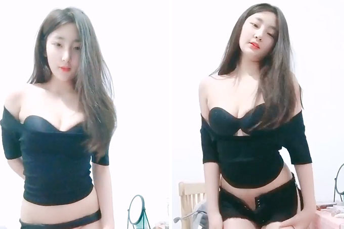 超级甜美的9头身甜美女神【170CM大长腿 10级甜美的女神】专业舞蹈的跳骚舞也更有美感